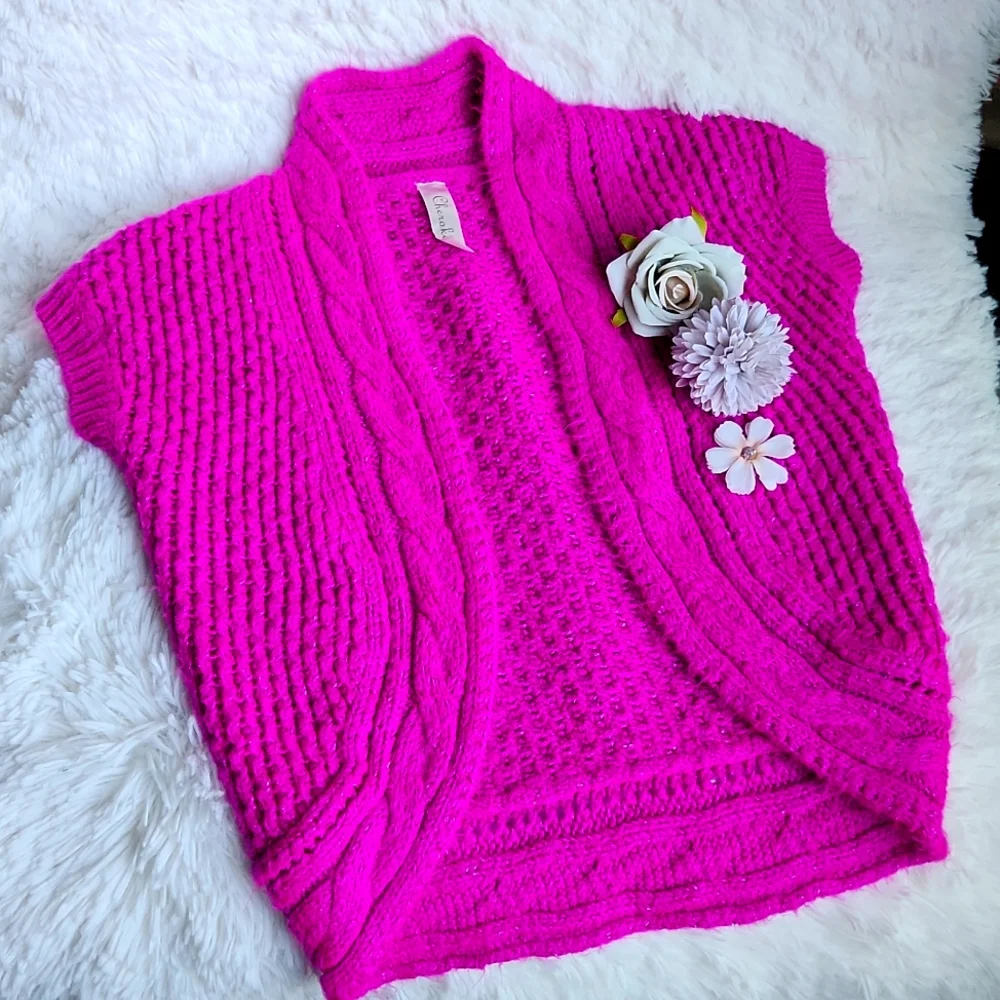 Cherokee short sleeve cardigan